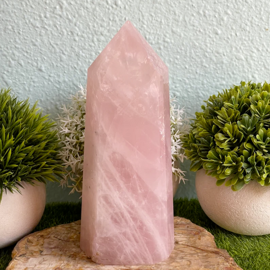 Rose Quartz Tower - Larger Sizes Stones Crystal Shop