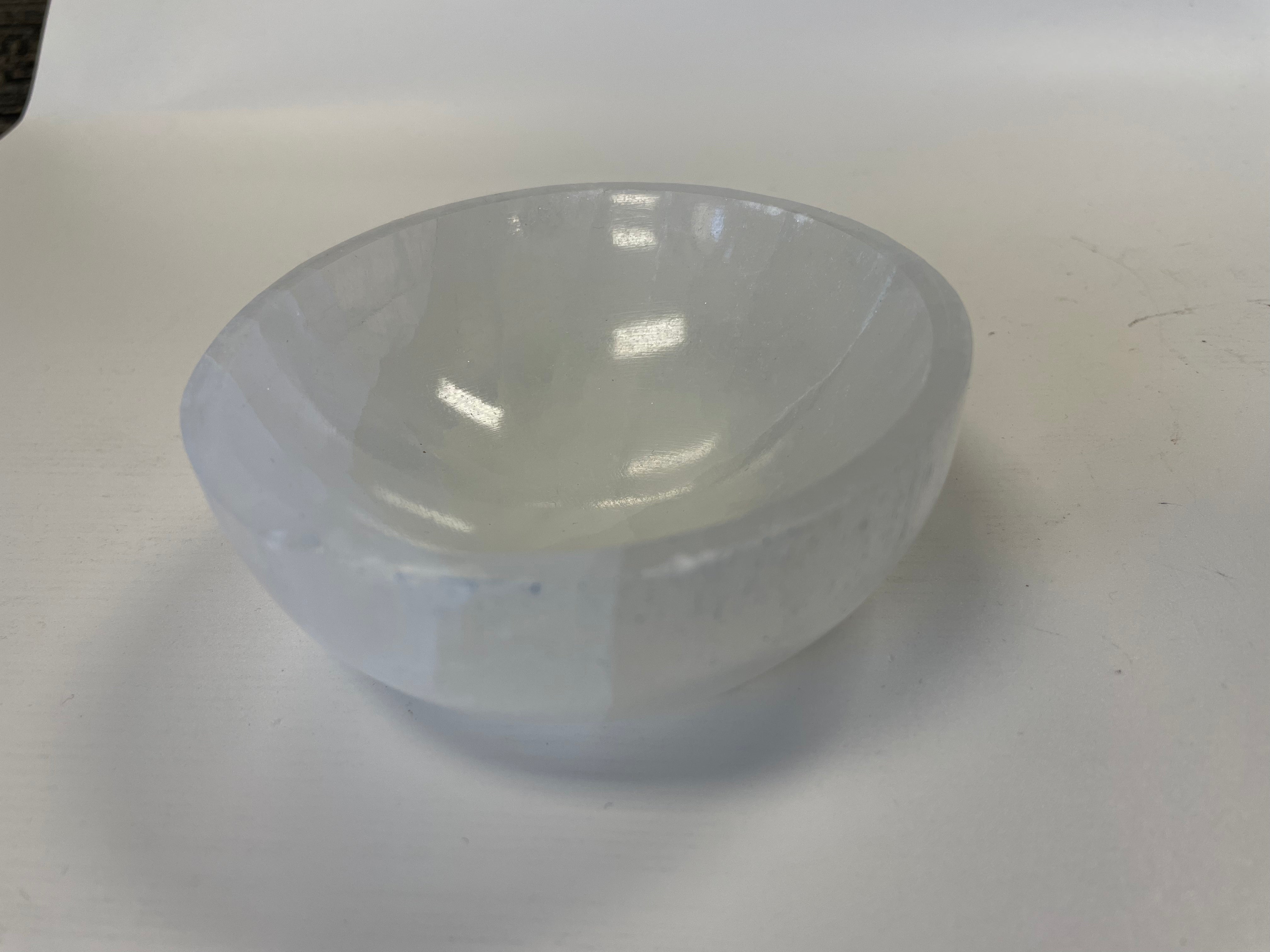 Selenite Bowl Crystal Recharging Stone 100% Pure Chakra Activator
