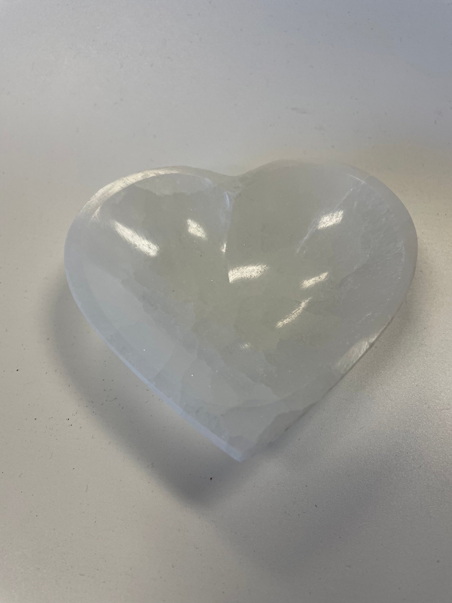 Selenite Heart Bowl Stones Crystal Shop