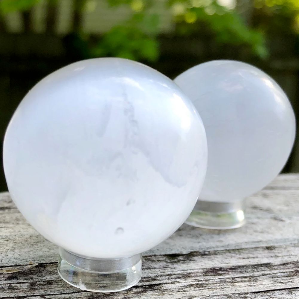 Selenite Spheres Stones Crystal Shop