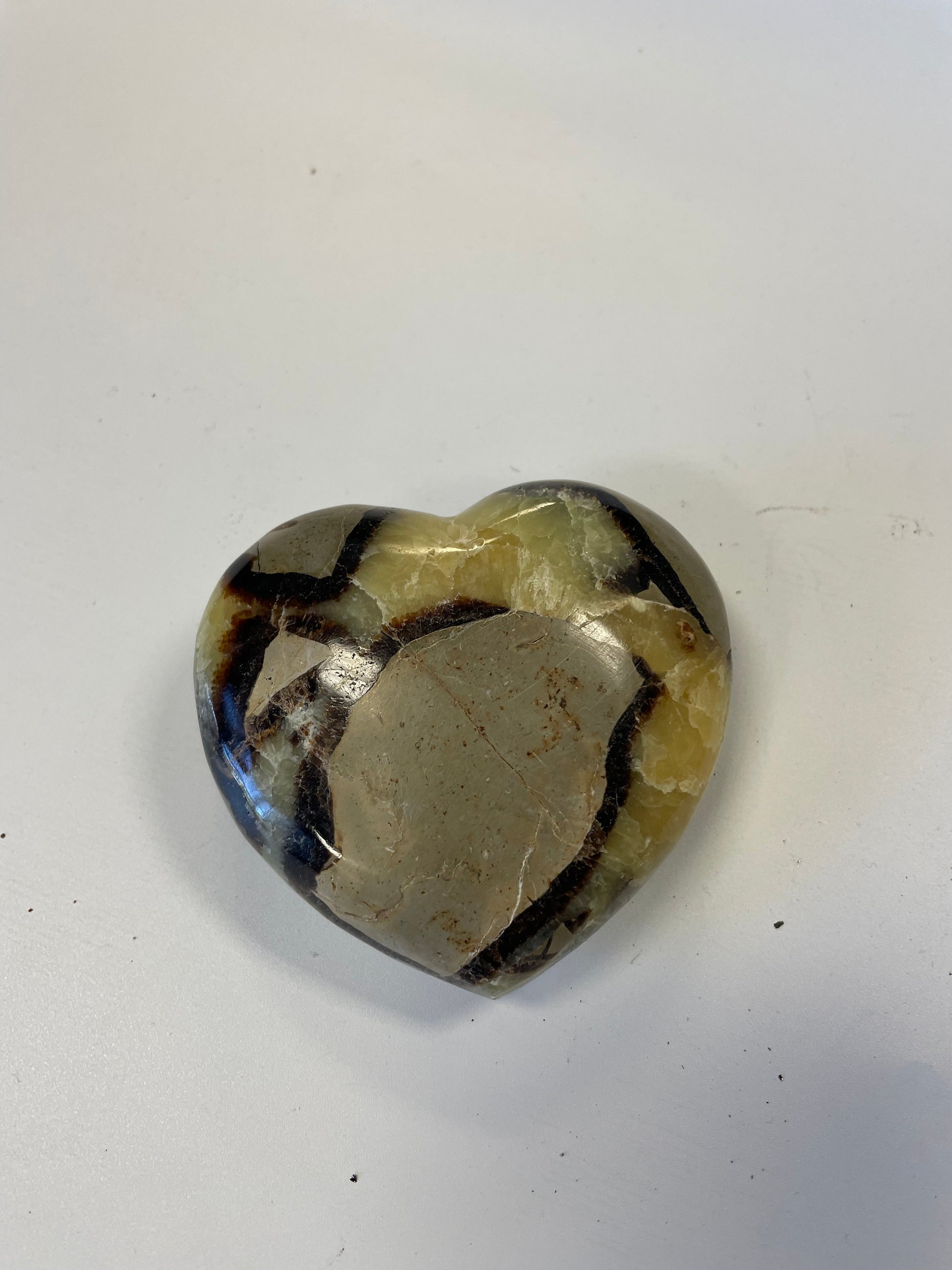 Septarian Polished Heart Stone Stones Crystal Shop