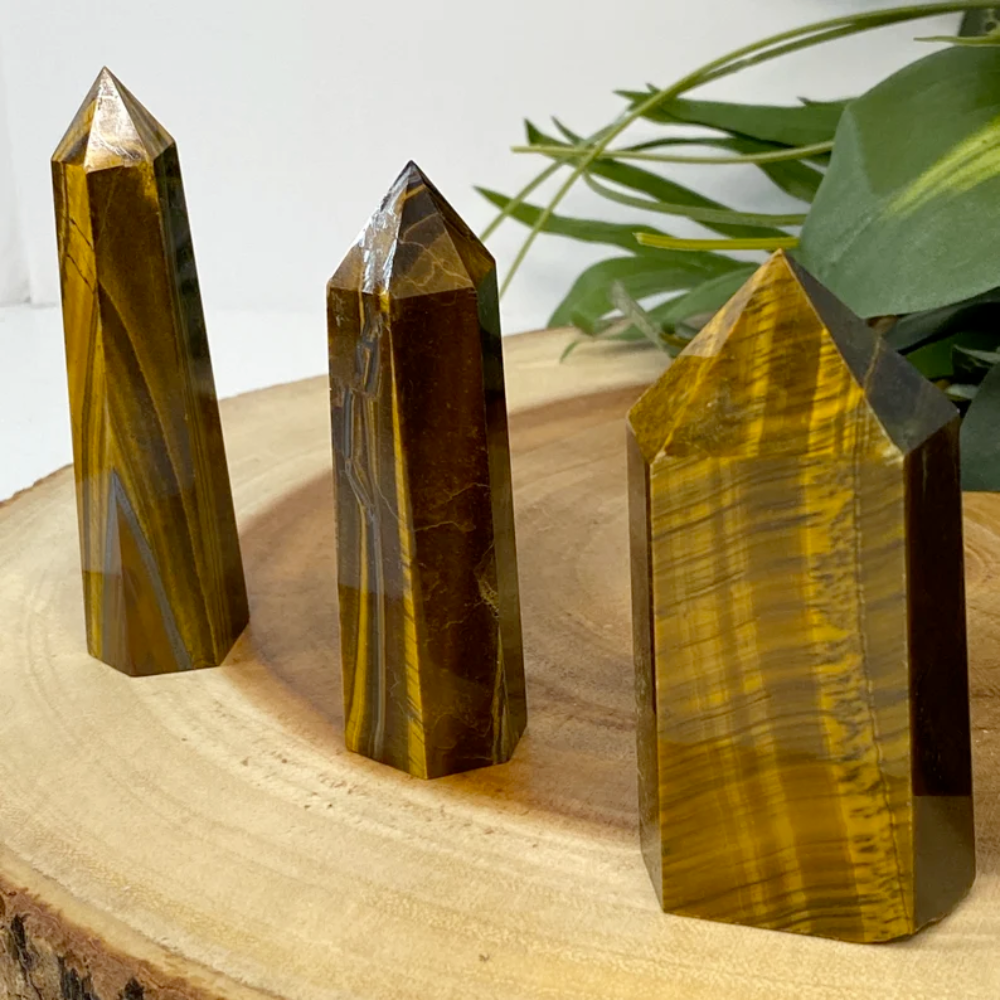 Tiger Eye Tower Stones Crystal Shop