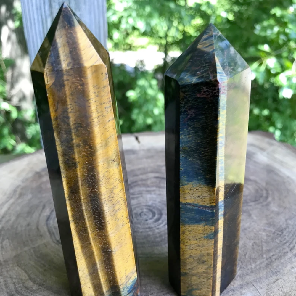 Tiger Eye Tower Stones Crystal Shop