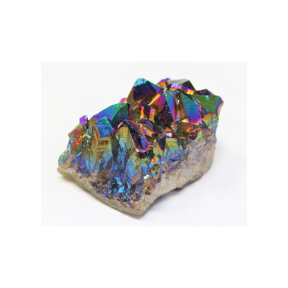Titanium Rainbow Aura Quartz Cluster Stones Crystal Shop