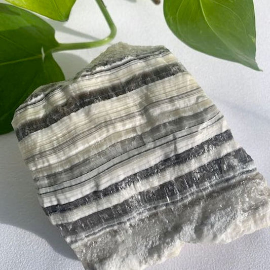 Zebra Phantom Calcite Stones Crystal Shop