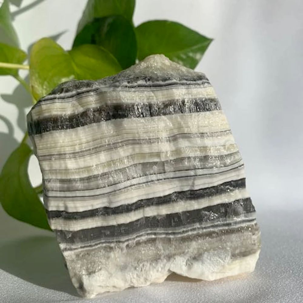 Zebra Phantom Calcite Stones Crystal Shop