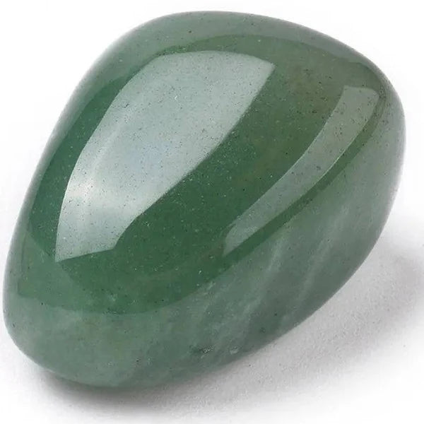 Green Aventurine, Tumbled Stone - Prosperity, Courage, Leadership & Luck! - 1.5"